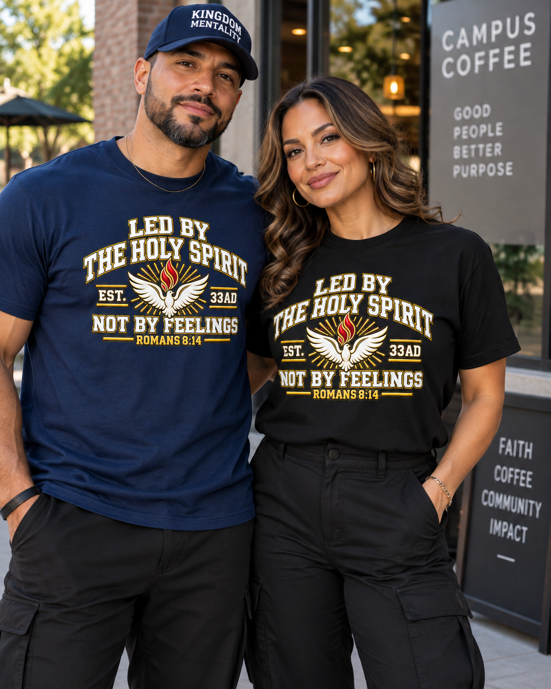 Led by the Holy Spirit, Not by Feelings Tee, additional product photo