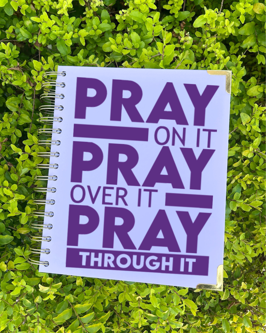 Pray On It, Pray Over It, Pray Through It Prayer - Mini Prayer Journal