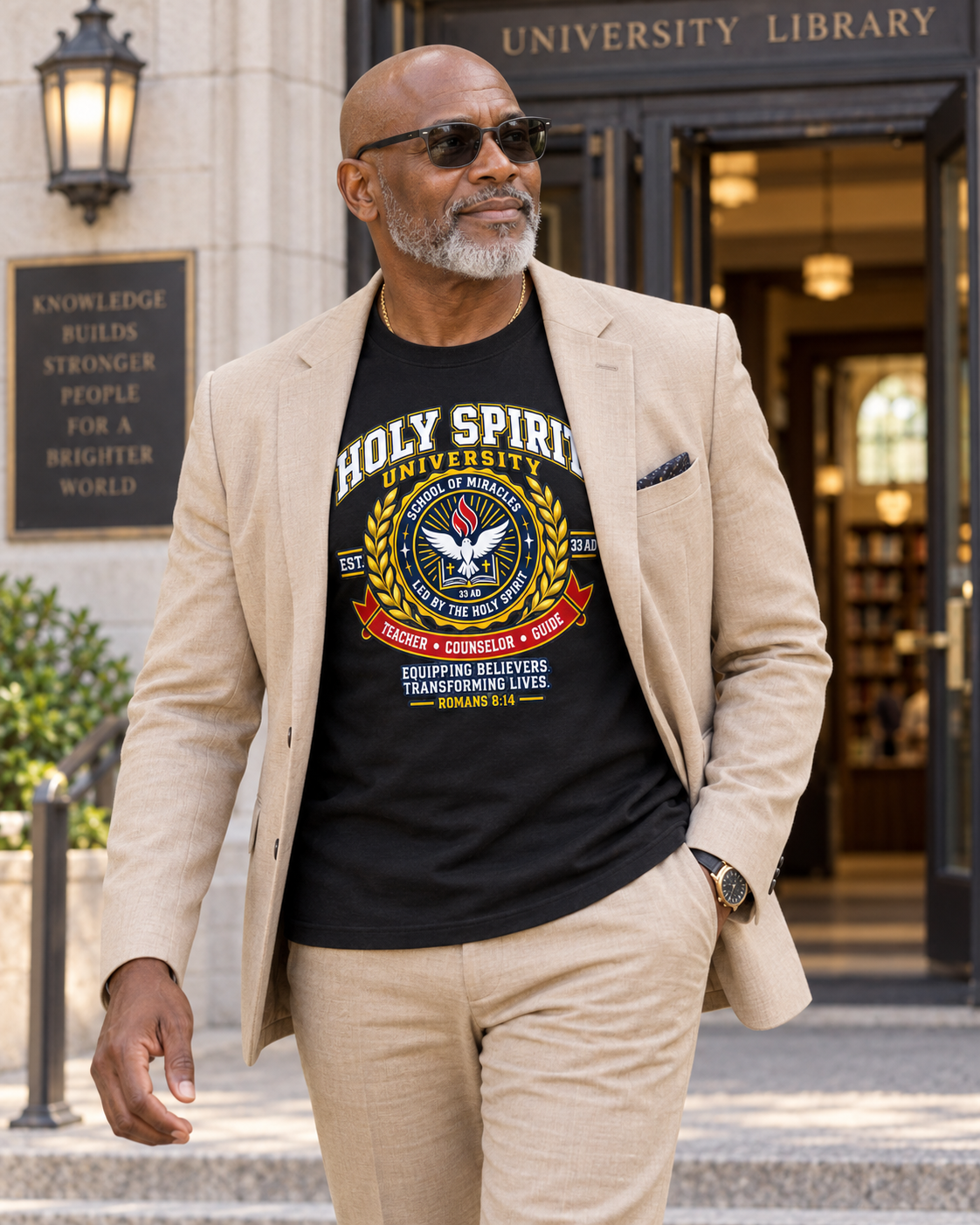 Holy Spirit University Crest Tee, additional product photo
