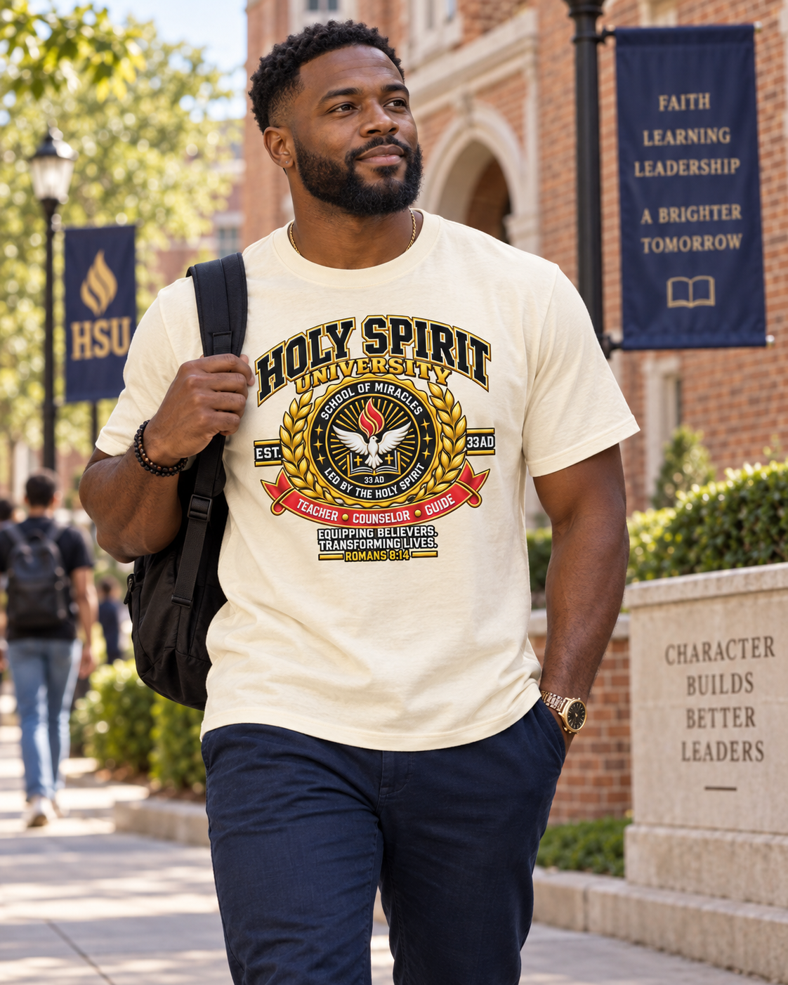 Holy Spirit University Crest Tee, additional product photo