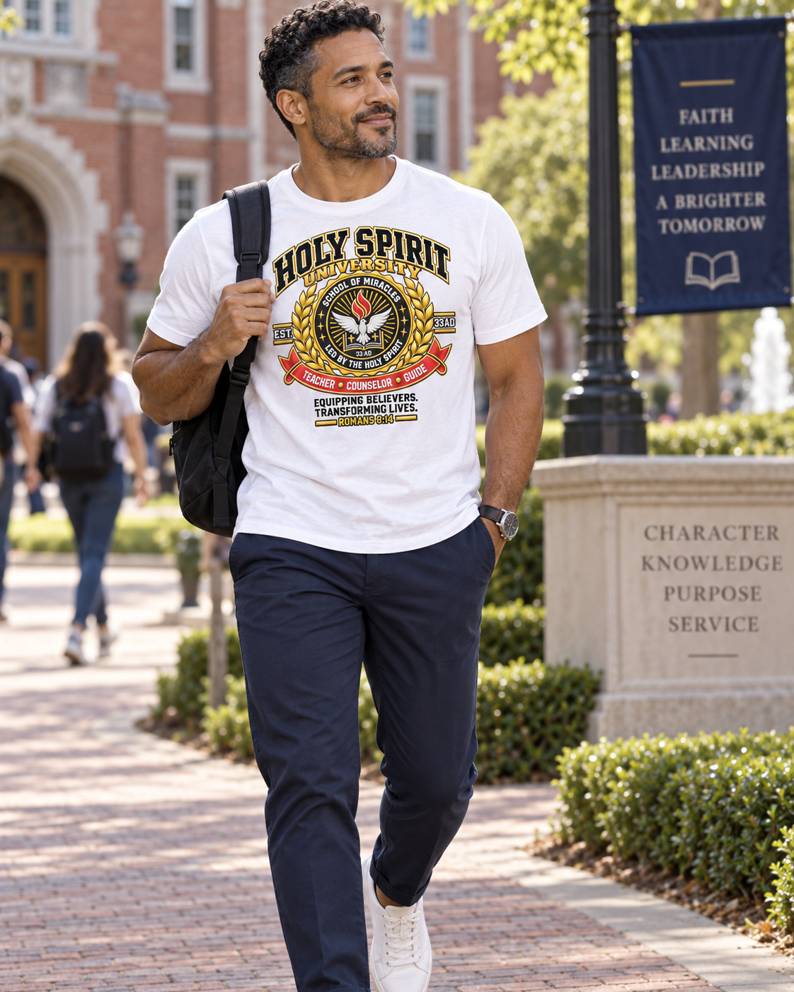 Holy Spirit University Crest Tee, additional product photo