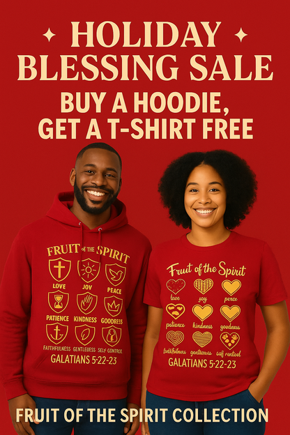 Fruit of the Spirit Premium Matching Tee (Buy Hoodie, Get Tee 50% Off!)