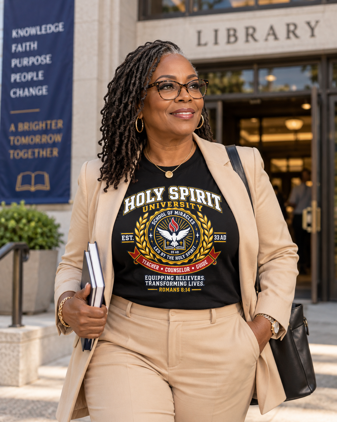Holy Spirit University Crest Tee, additional product photo