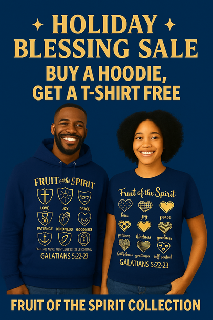 Fruit of the Spirit Premium Matching Tee (Buy Hoodie, Get Tee 50% Off!)