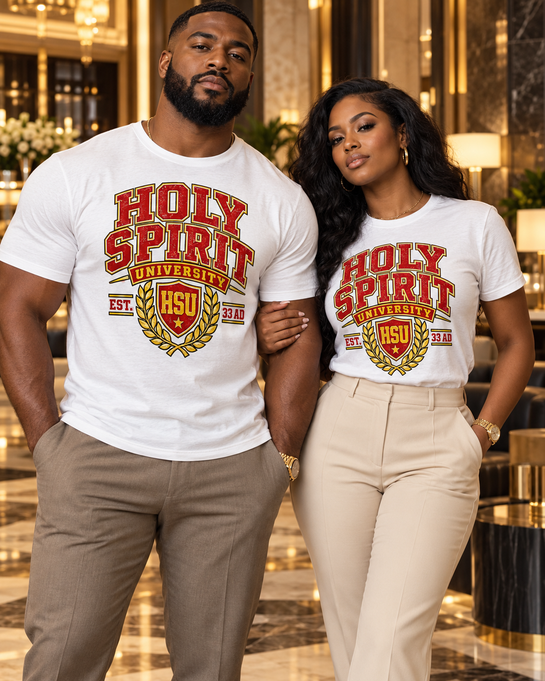 Holy Spirit University Emblem Tee, additional product photo