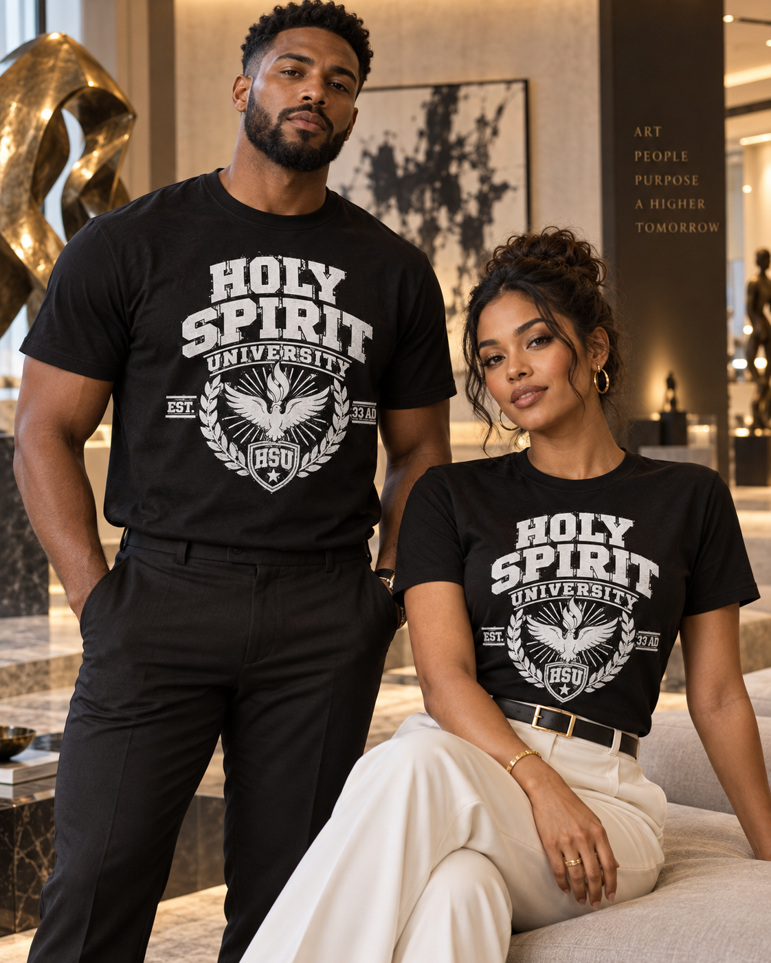 Holy Spirit University Emblem Tee, additional product photo