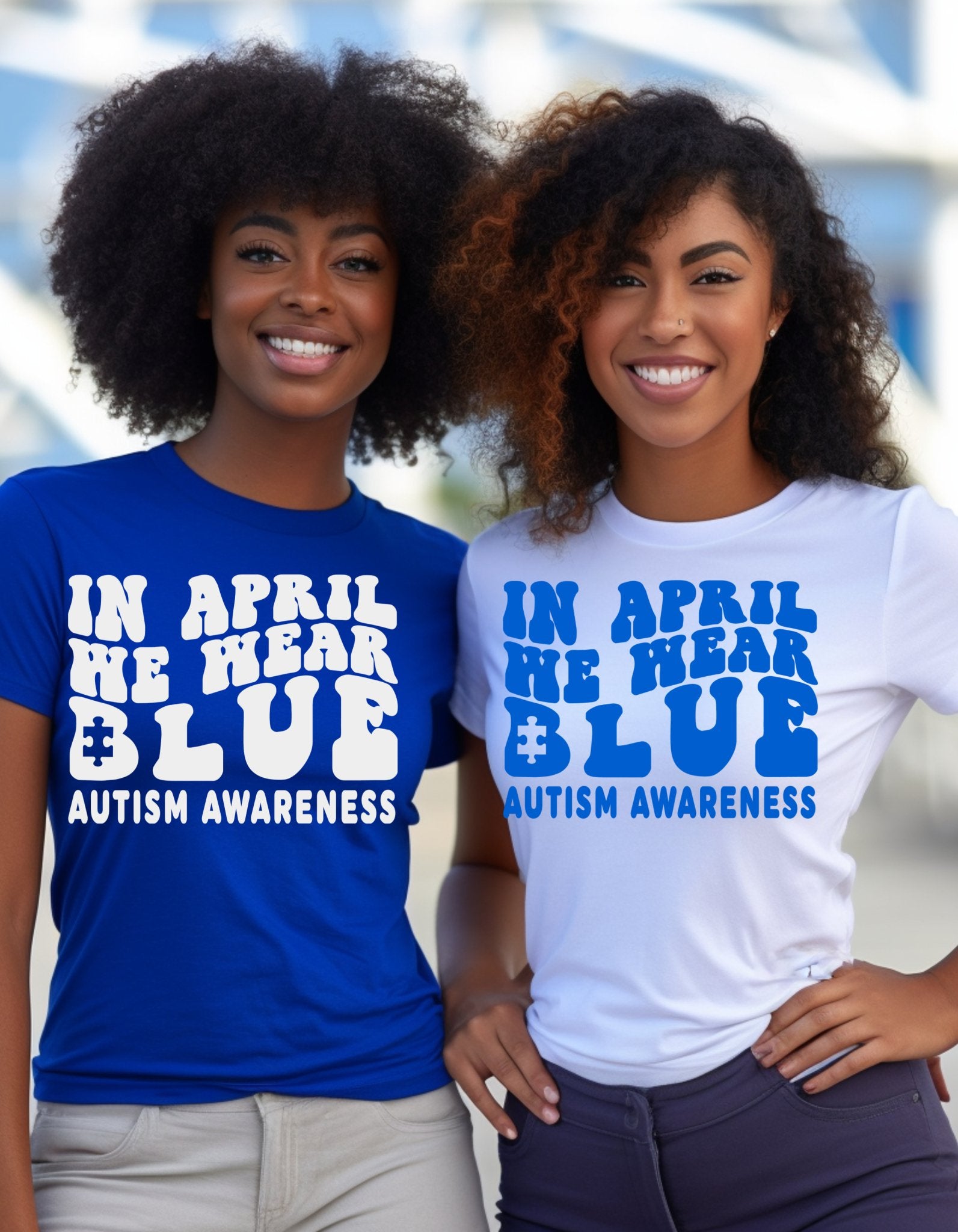 In April we wear BLUE - Stay Up Pray Up